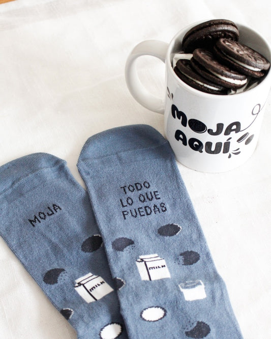 Kit Taza+Calcetines Moja todo lo que Puedas-Be Love