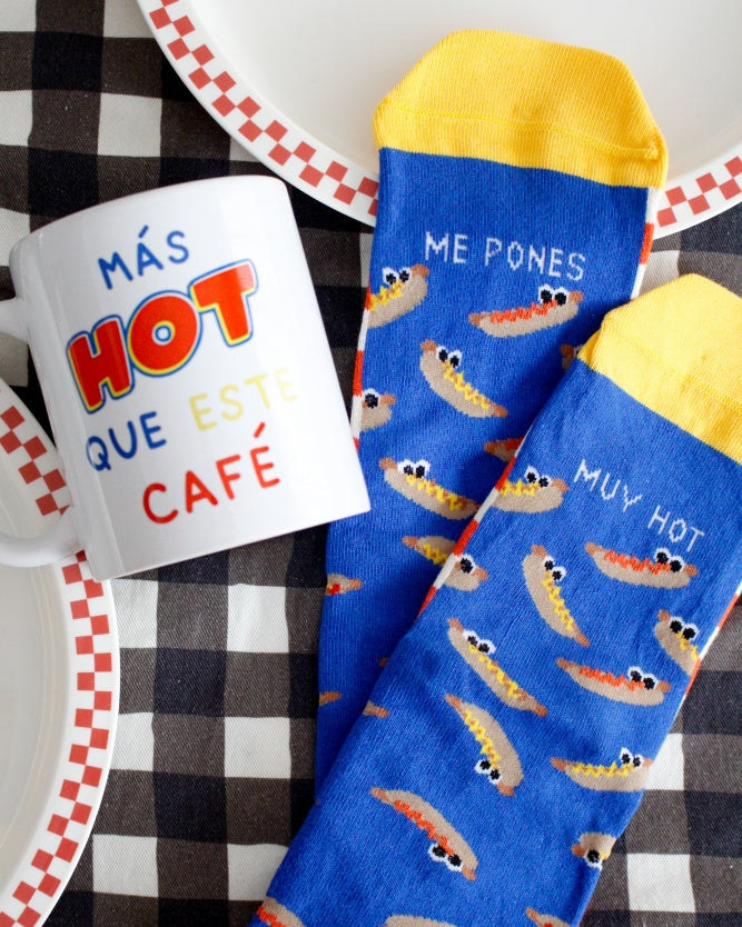 Kit Taza+Calcetines Me pones muy Hot- Be Love