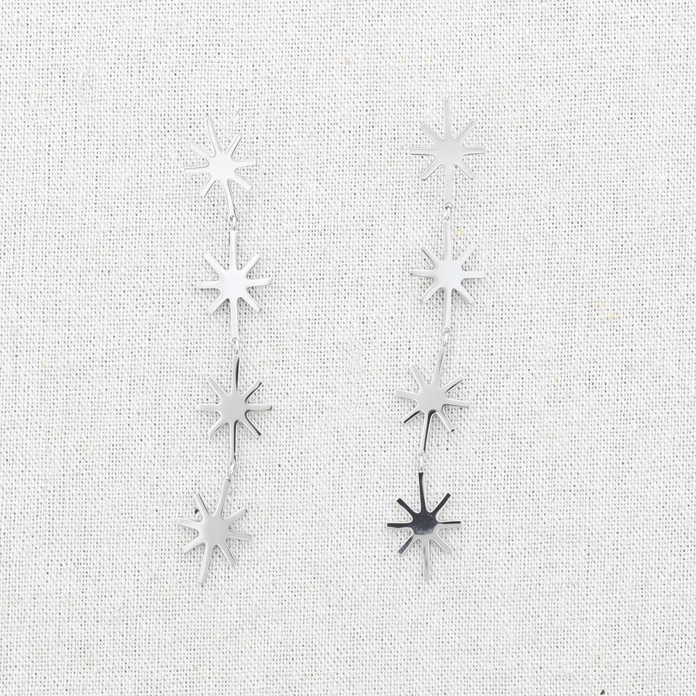 Pendientes Cuatro Estrella en el cielo- Be Love