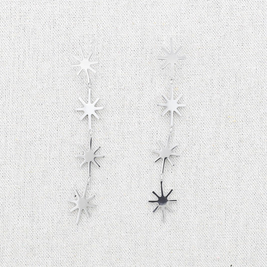 Pendientes Cuatro Estrella en el cielo- Be Love