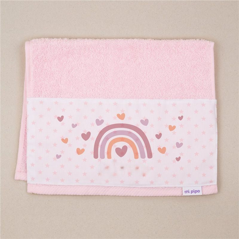Toallita de rizo ARCOÍRIS BLUSH - MI PIPO