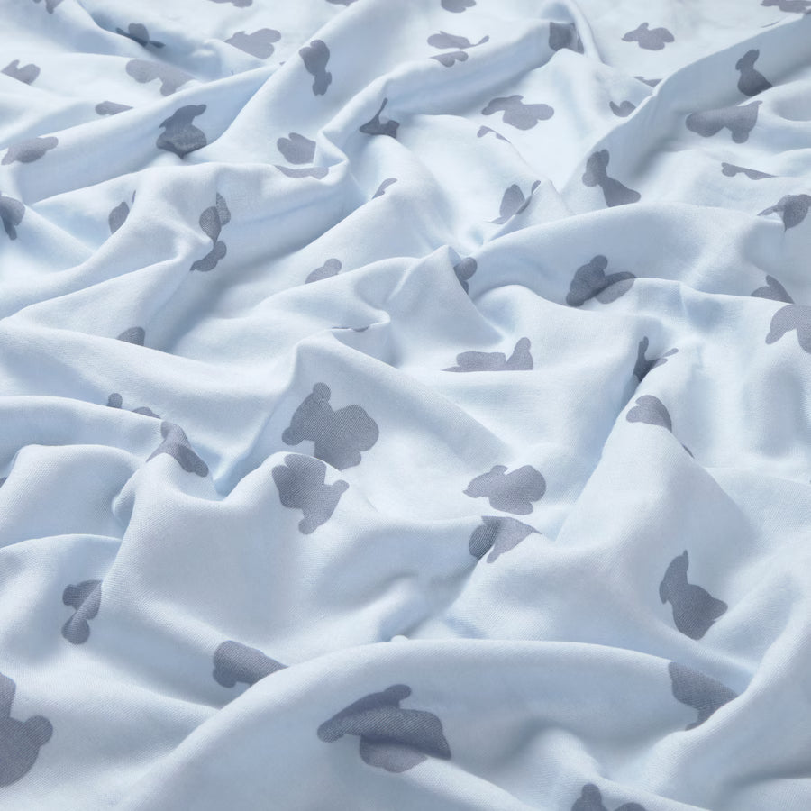 Muselina de algodón 98x118 cm Tous Baby con osos Azul