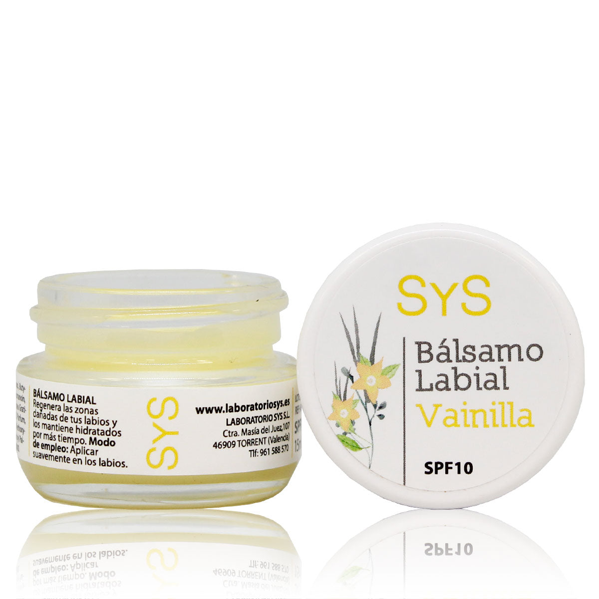 Bálsamo Labial 15ml VAINILLA - SYS COSMÉTICA NATURAL