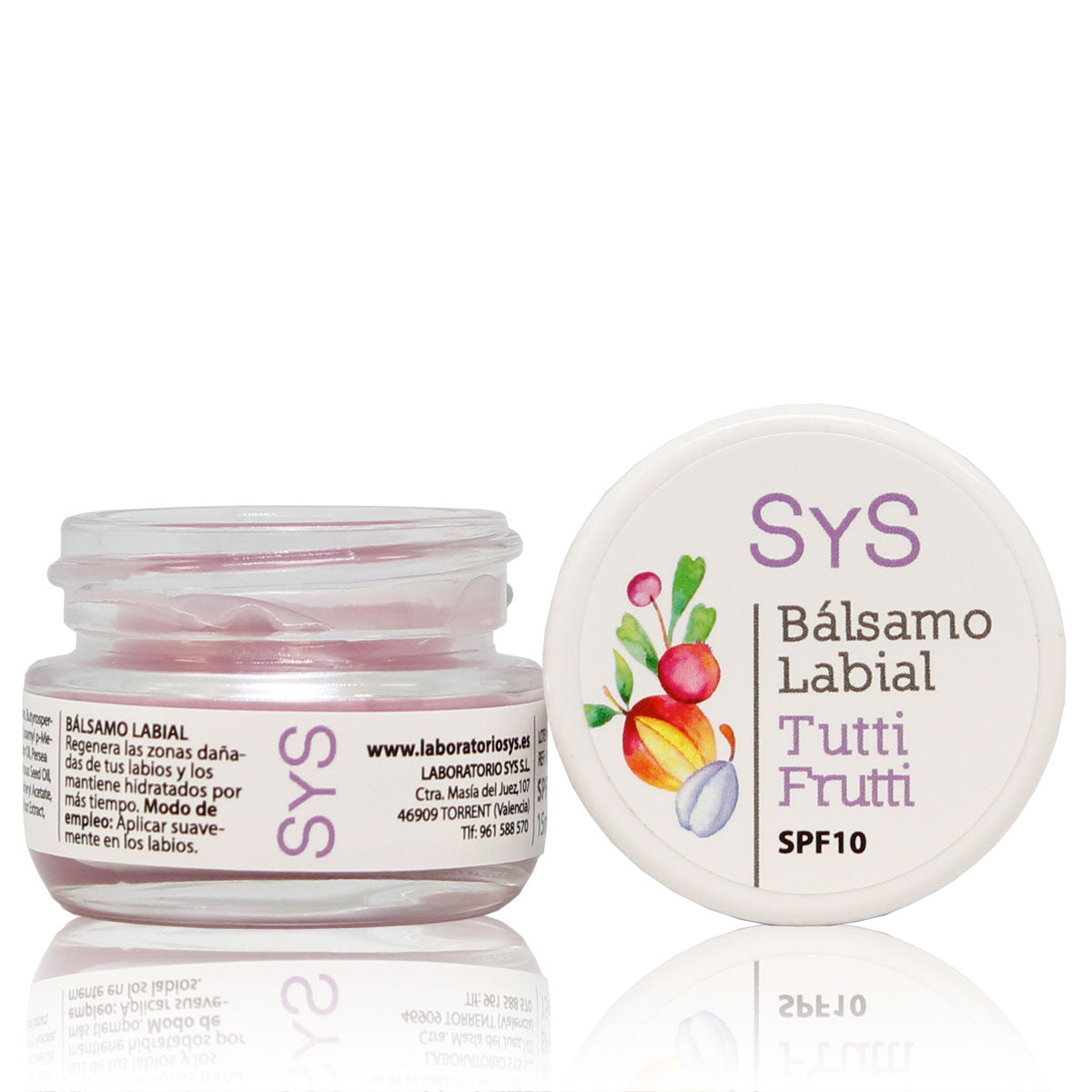Bálsamo Labial 15ml TUTTI FRUTTI - SYS COSMÉTICA NATURAL