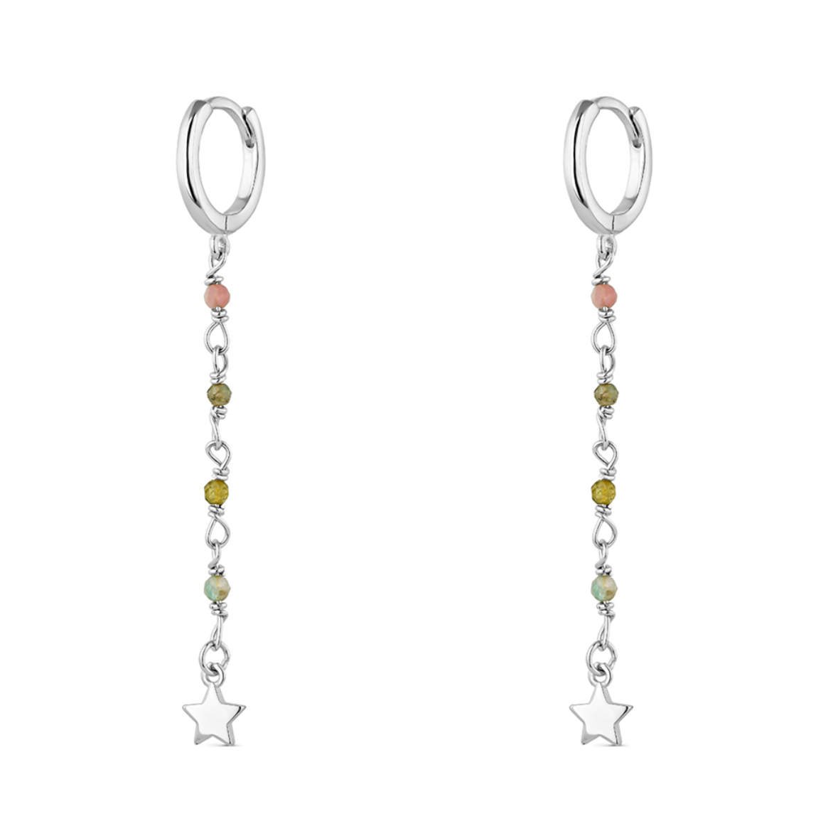 Pendientes Turmalinas Facetadas Star