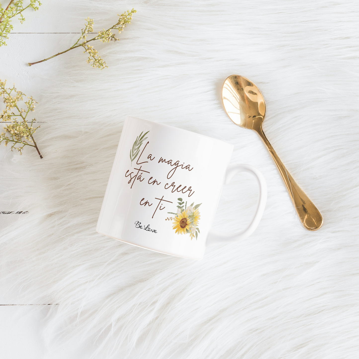 Taza La magia está en creer en ti- Be Love