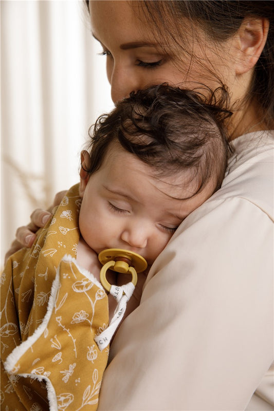 MUSELINAS OCRE 70 X 70 FLORES SILVESTRES - LITTLE DUTCH