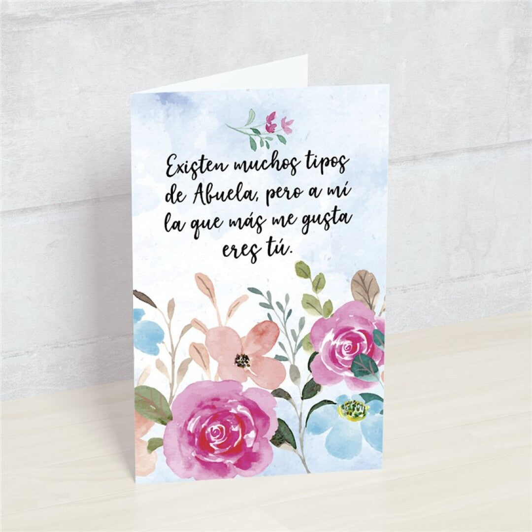 Postal: Existen muchos tipos de Abuela,... Happymots