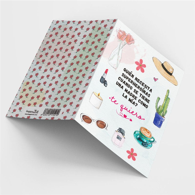 Postal: Quién necesita superheronínas cuando se tiene... Happymots