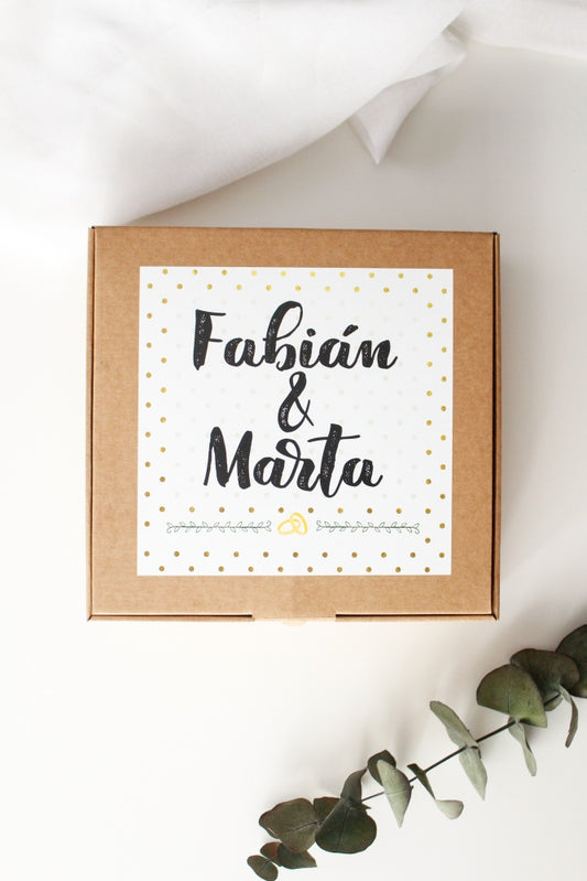 KIT "NOS HAN DICHO QUE...SOIS LOS SIGUIENTES" PERSONALIZADO-Be Love