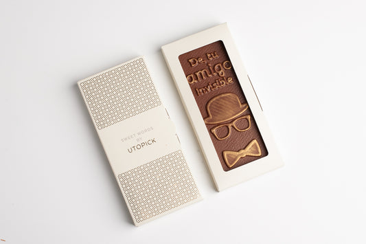 Tableta de Chocolate AMIGO INVISIBLE- UTOPICK