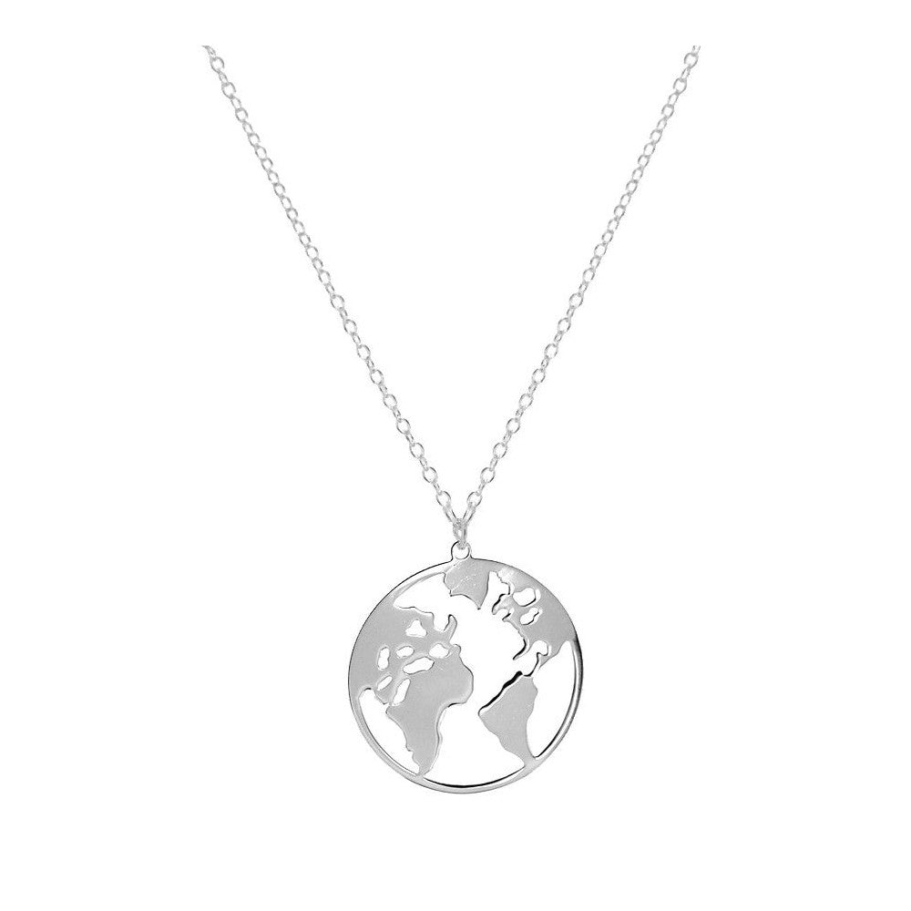 Gargantilla WORLD-Plata 925-22mm
