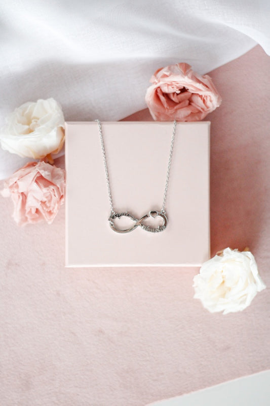 Gargantilla de Plata Te Quiero Abuela Infinito