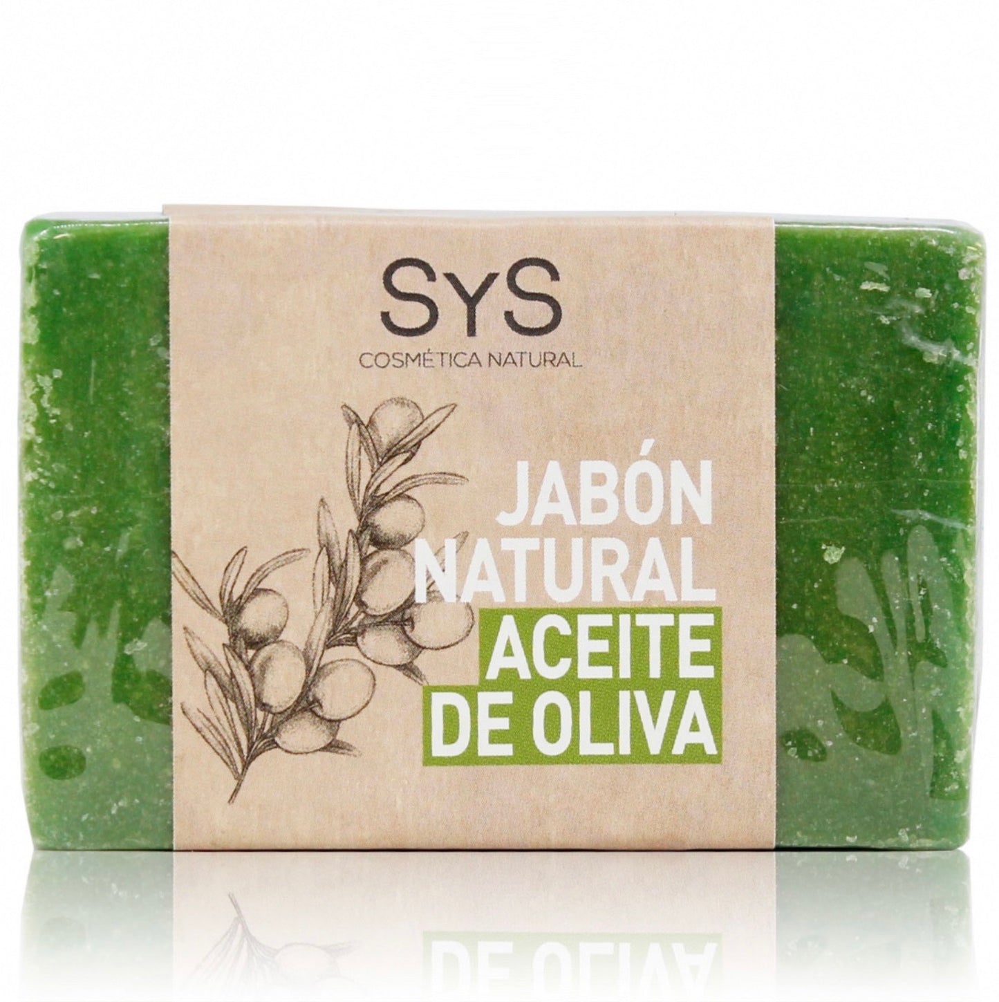 Jabón Natural 100gr ACEITE DE OLIVA - SYS COSMÉTICA NATURAL