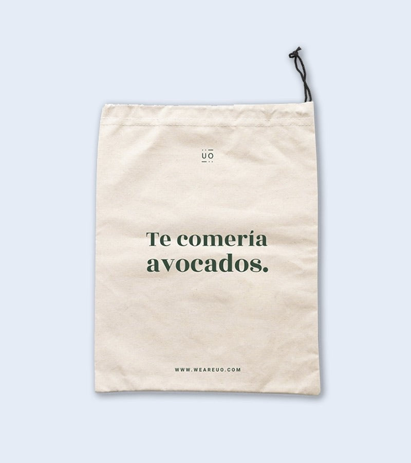 Bolsa de tela TE COMERÍA AVOCADOS - UO*