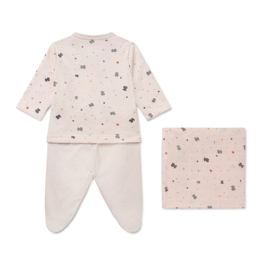 Conjunto de Bebé 3 Piezas LOVE Rosa - Tous Baby