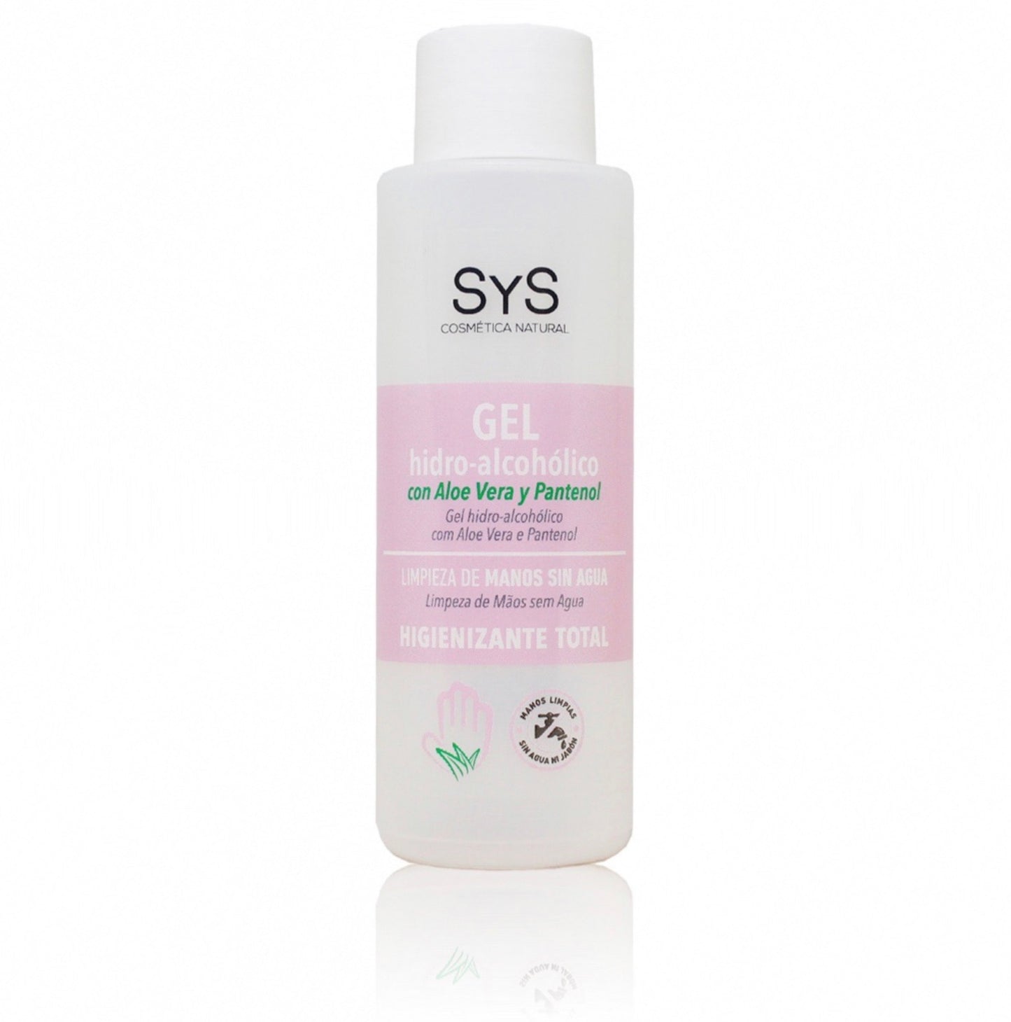 GEL HIDROALCOHOLICO CON ALOE VERA 100ml-SYS COSMÉTICA NATURAL