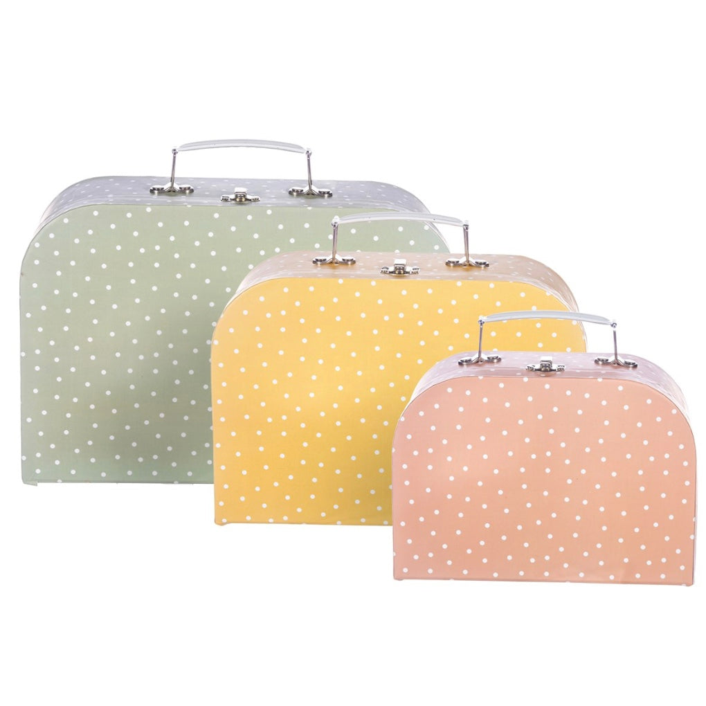 Maleta EARTH TONES SPOTTED Suitcase - Sass & Belle