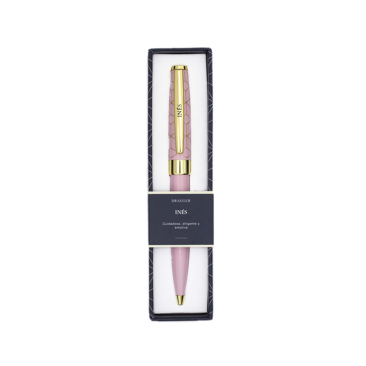 Bolígrafo INÉS Rosa y Dorado - DRAEGER