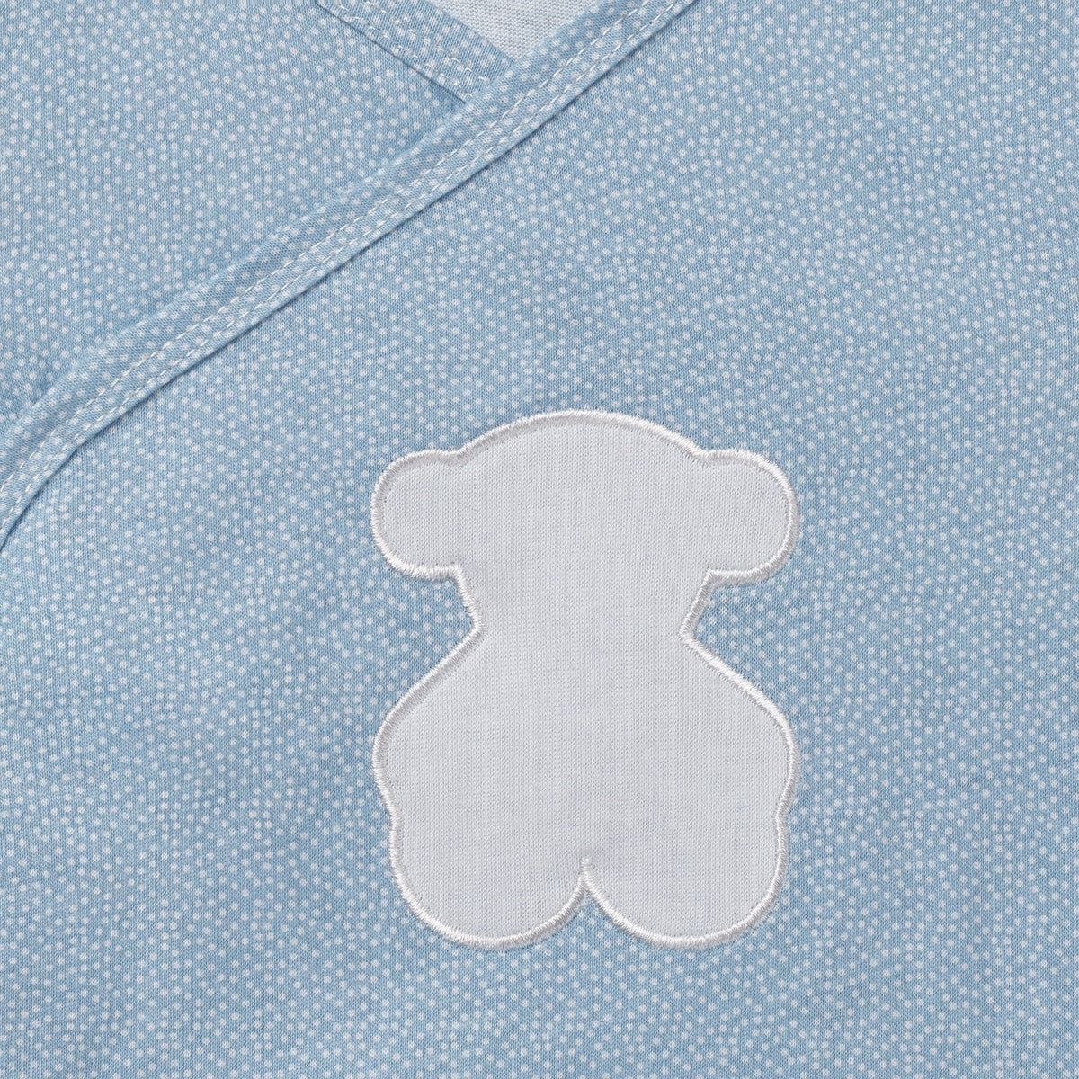 Pack de 2 Bodys Cruzados ART Azul Celeste - Tous Baby