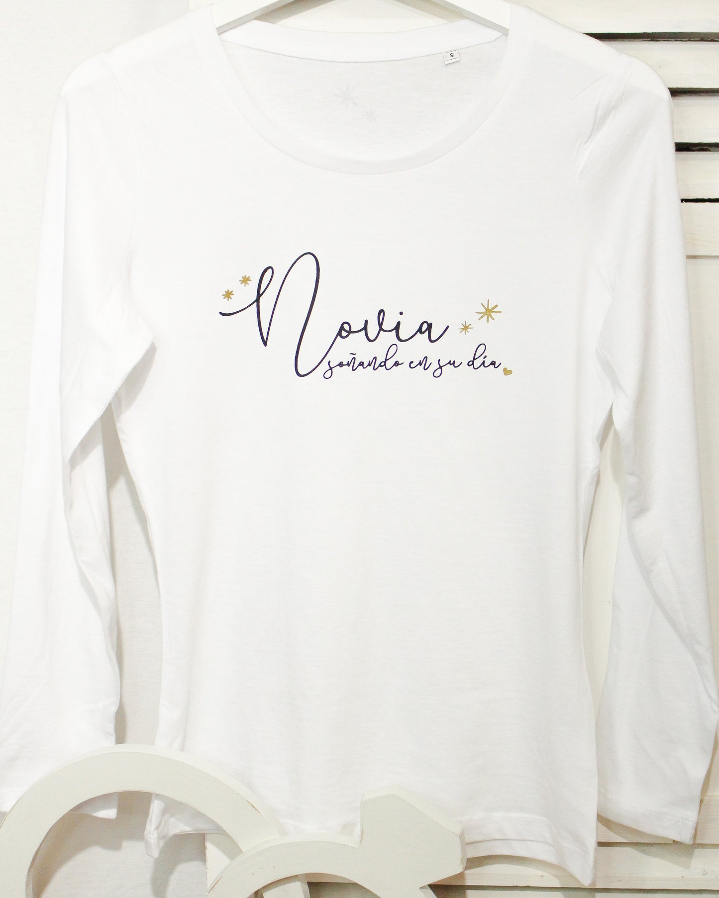 CAMISETA MANGA LARGA “NOVIA, soñando en su día”