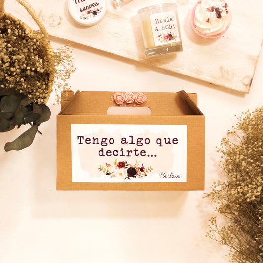 KIT “TENGO ALGO QUE DECIRTE...” DAMA DE HONOR-Be Love