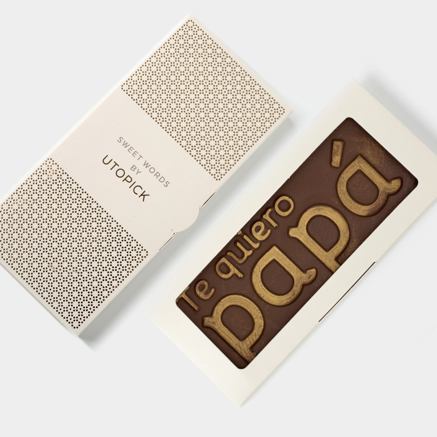 Tableta de chocolate TE QUIERO PAPÁ - UTOPICK