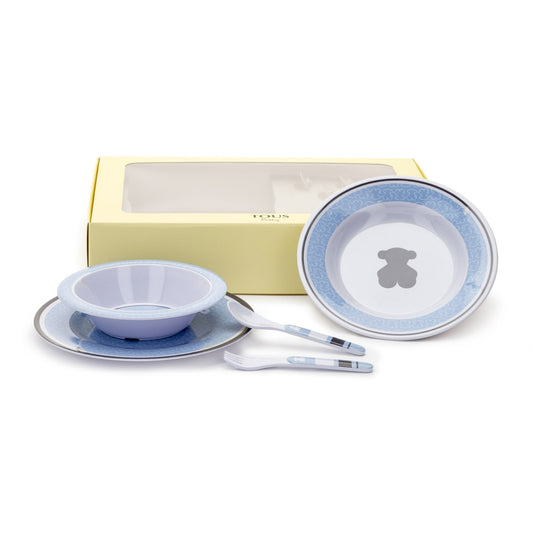 Vajilla de Bebé FEEDING Azul Celeste - Tous Baby