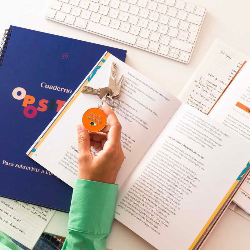 Llavero Metálico ENERGÍA OPOSITIVA - UO*