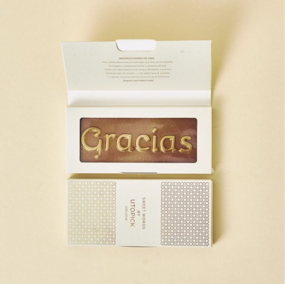 Tableta de Chocolate GRACIAS - UTOPICK