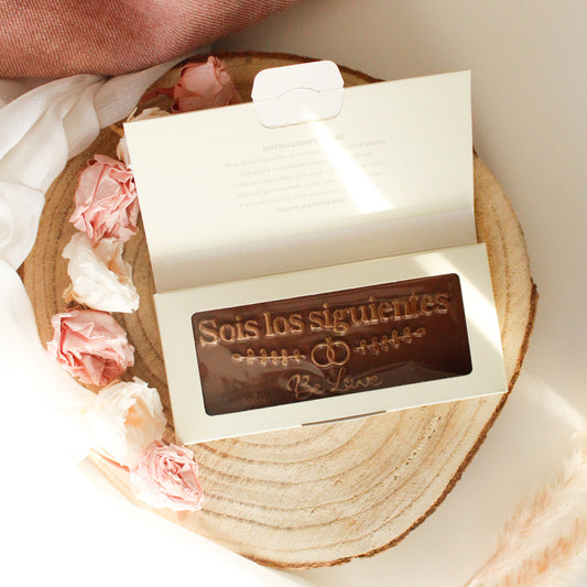 Tableta de Chocolate SOIS LOS SIGUIENTES - Edición Limitada Be Love & Utopick