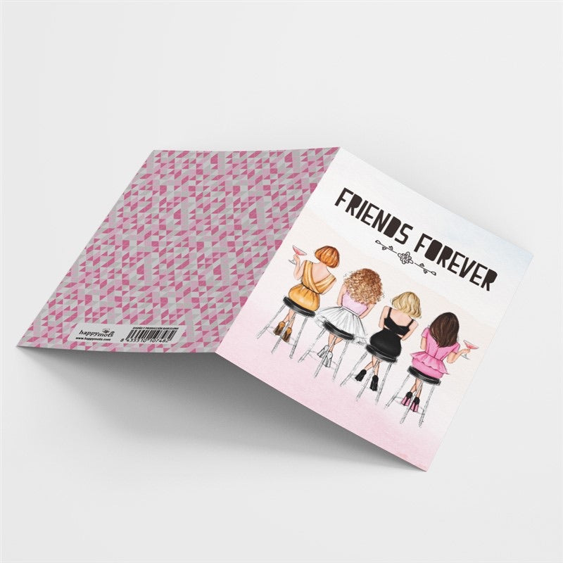 Postal - FRIENDS FOREVER (4 chicas)