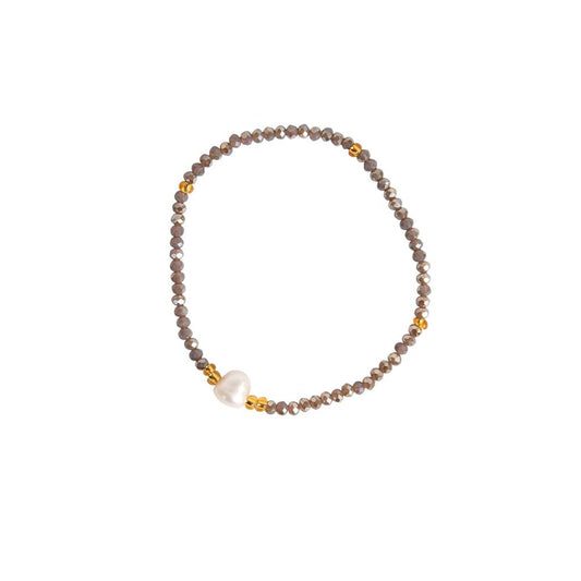 Pulsera MAJOIE Perlas Gris - ARTEBENE