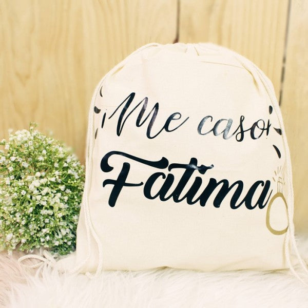 MOCHILA "ME CASO" PERSONALIZADA - Be Love