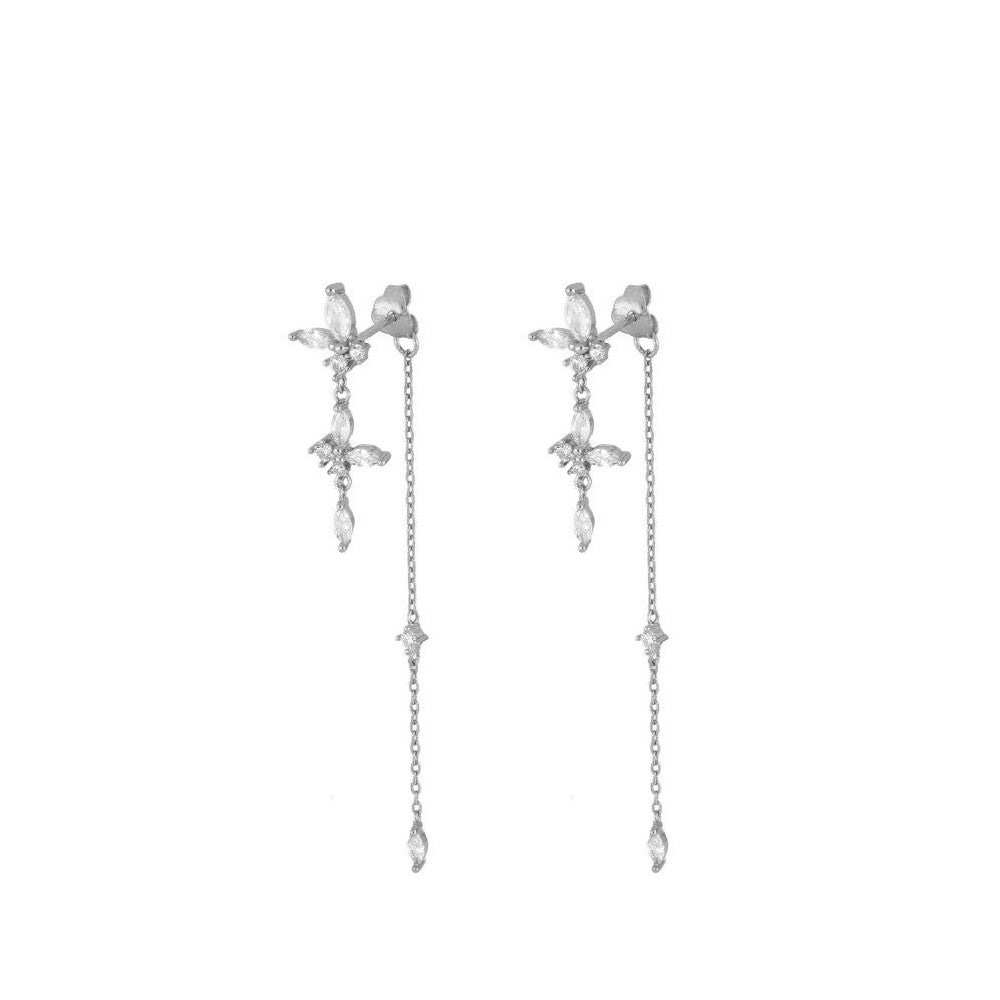 PENDIENTES DE PLATA BRIGHT FLOWER