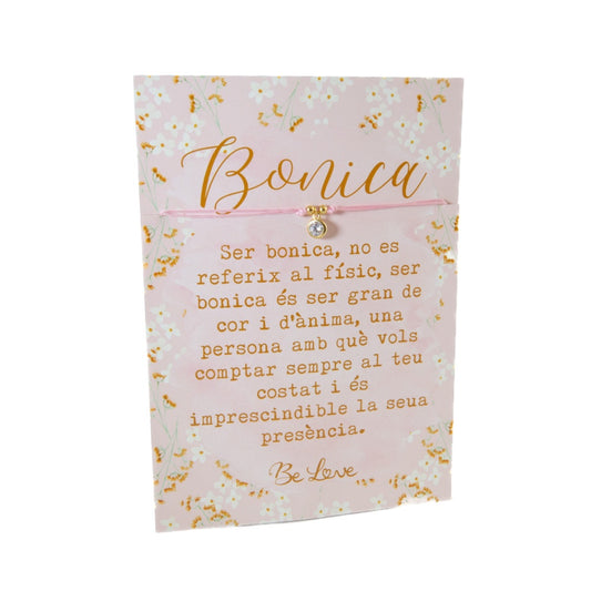 Pulsera BONICA- Plata Chapado Oro- Be Love