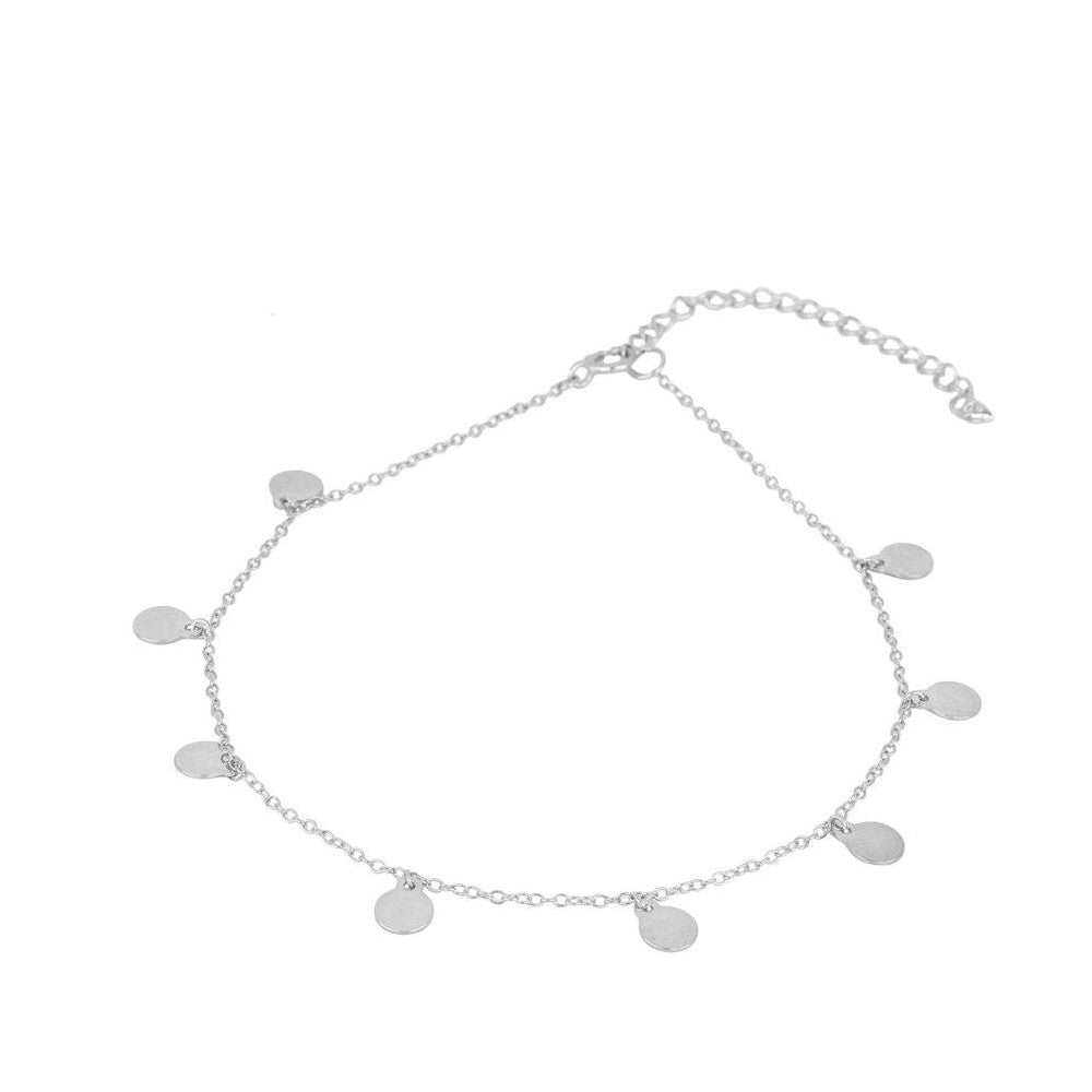 TOBILLERA LUNA LLENA- PLATA