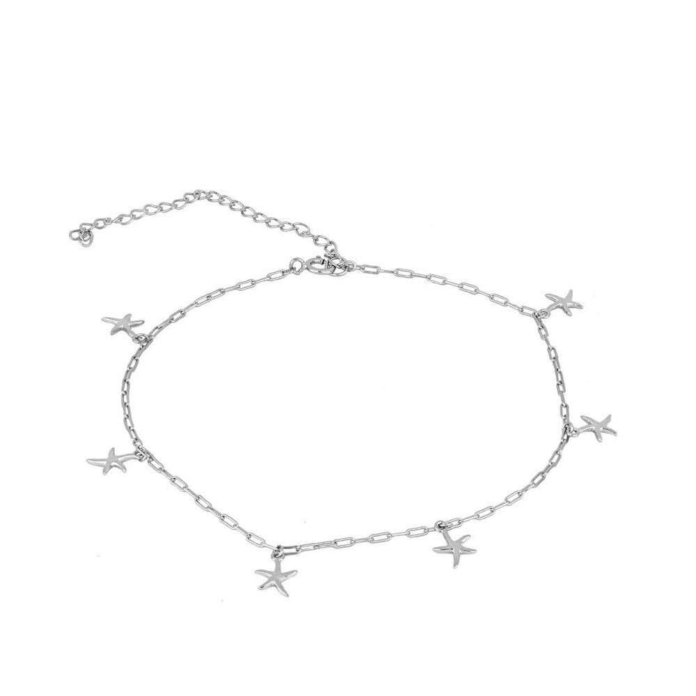 TOBILLERA ESTRELLA DE MAR - PLATA