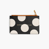 El dinero me ama. Tarjetero monedero. Negro. - CHARUCA