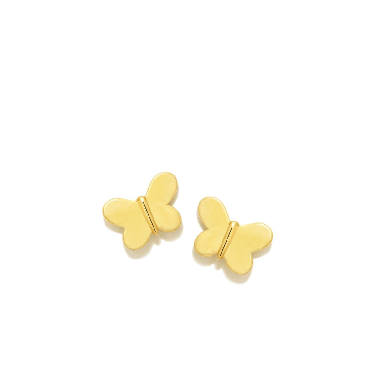 Pendientes MARIPOSA NEW BEBÉ PLATA BAÑO ORO - ARP