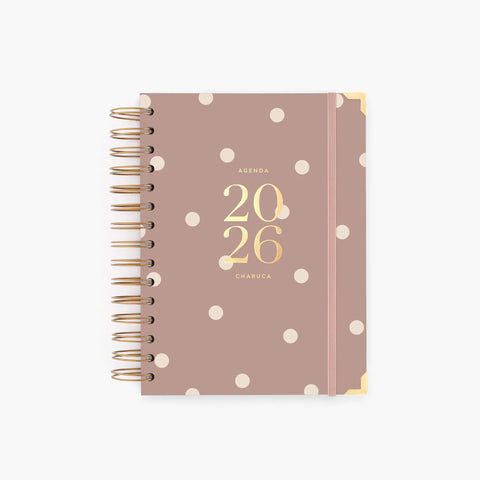 Agenda diaria 2026. Mocca. Mediana. - CHARUCA