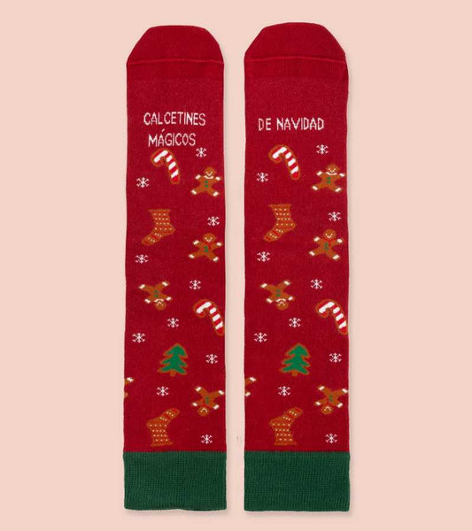 Calcetines MIS CALCETINES MÁGICOS DE NAVIDAD- UO*