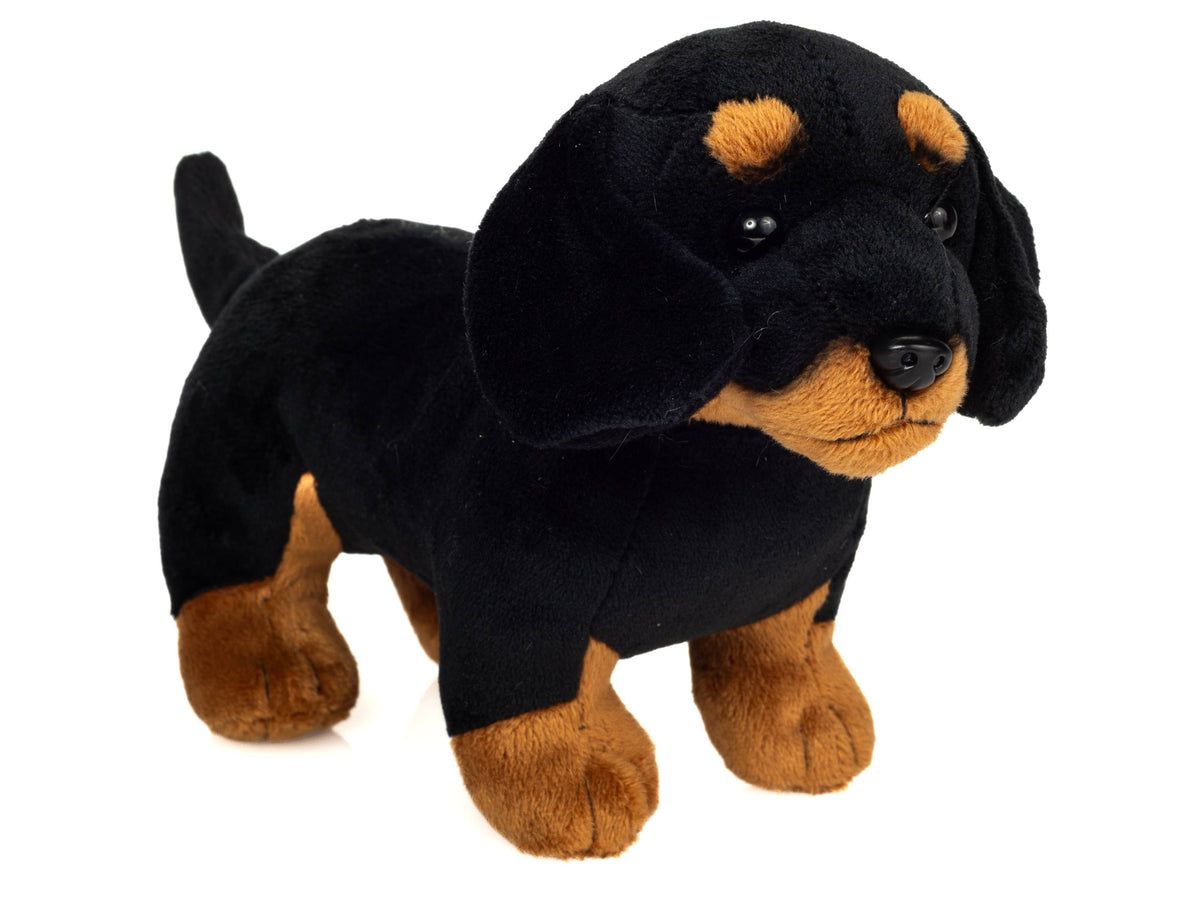 Perro salchicha de pie 3 colores a elegir 21 cm