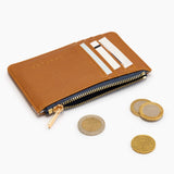 El dinero me ama. Tarjetero monedero. Canela. - CHARUCA