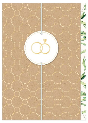 Tarjeta Felicitación Boda Kraft-Artebene