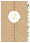 Tarjeta Felicitación Boda Kraft-Artebene