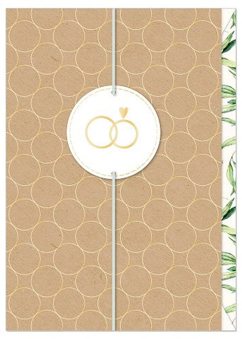 Tarjeta Felicitación Boda Kraft-Artebene