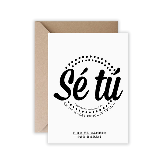 Postal SÉ TÚ - The Great Moustache