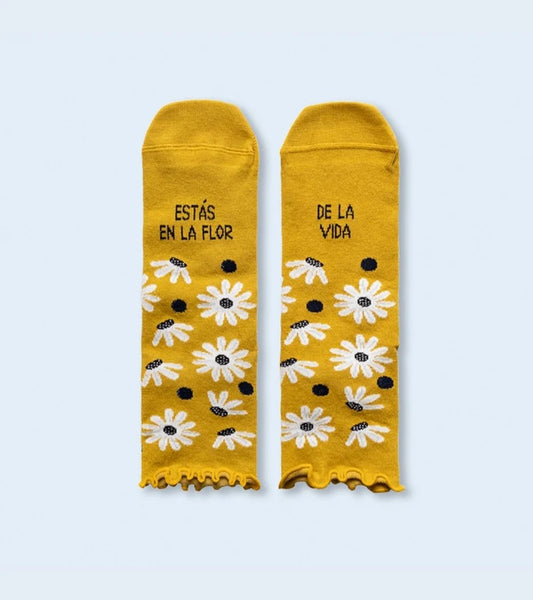 Calcetines ESTÁS EN LA FLOR DE LA VIDA - UO*