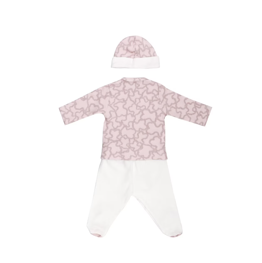 Conjunto Recién Nacido 3 piezas HOME KAOS Rosa - Tous Baby
